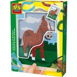 Ses creative borduren van een paard