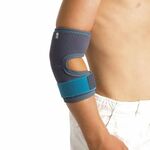 Orliman Kinder Elleboogbandage - 1 - Universeel - Grijs