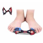 GO Medical Hallux Valgus Teentrainer - One size - Universeel - Zwart