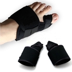 1 paar zachte bunion corrector teen separator splint correctiesysteem hallux valgus voetverzorging pedicure orthesen maat: M