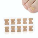 10 PCS Lijmvrije orthopedische nagelstok Teen Nail Groove Inlay Corrector (Transparante onderkant)