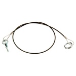 Breekkabel inclusief musketonhaak 100cm 1500N/150kg 0438116