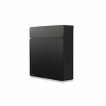 Novioproducts Spinder Design Inbox wandbrievenbus staal - zwart