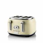 Westinghouse Retro Broodrooster - 4 Sleuven Broodrooster - Wit