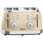 SOGO Human Technology Broodrooster Controlelampje, Toastfunctie Rood (metallic)