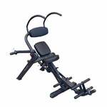 Halter- En Buikspierbank - Zwart /wit - Gorilla Sports