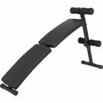 Gorilla Sports Halter- En Buikspierbank - Zwart /wit