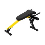 Gorilla Sports Buikspierbank - Fitnessbank - Inklapbaar - Met Boksbal & Kabels