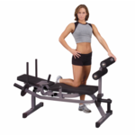 Body-Solid Horizontal ab crunch machine buikspierbank