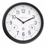 Esschert Design Wandklok - met thermometer - D38 cm - Wandklokken