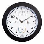 NeXtime NE-4317 Buitenklok Knautia 30.5 cm Zwart/Wit