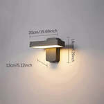 LED buitenlamp grafiet SG Frame Square 3000K schemerschakelaar