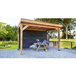 Buitenverblijf Verona 510x335 cm - Plat dak model rechts
