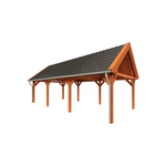Buitenverblijf Verona 510x335 cm - Plat dak model rechts - Combinatie 1