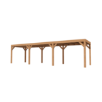 Buitenverblijf Cubique 900x250 cm- Plat dak- - YARD Outdoor