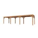 Buitenverblijf Cubique 400x250 cm- Plat dak- - YARD Outdoor