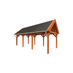 Buitenverblijf Verona 400x335 cm - Plat dak model links