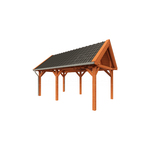 Buitenverblijf Verona 520x335 cm - Plat dak model links