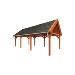 Buitenverblijf Verona 400x335 cm - Plat dak model rechts