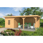 Buitenverblijf Florence 785x425 cm - Plat dak - Combinatie 1