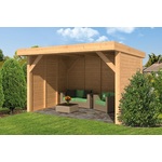 Buitenverblijf Florence 425x425 cm - Plat dak - Combinatie 1