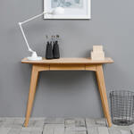 Bureau Montijo - wit/bruin - 77,1x110x50 cm - Leen Bakker