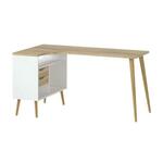 Bureau Alex links - naturel - 150x120x78 cm - Leen Bakker