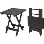 Campingtafel 80x60cm grijs