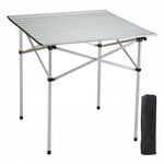 Campingtafel inklapbaar met metalen frame 80 x 60 cm