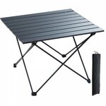 VEVOR klaptafel campingtafel 705 x 700 x 700 mm, opvouwbare tuintafel balkontafel multifunctionele tafel 30 kg belastbaar aluminium campingtafel klaptafel hittebestendig draagbaar