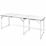 VEVOR klaptafel campingtafel 565x460x405 mm, opvouwbare tuintafel balkontafel multifunctionele tafel 30 kg belastbaar aluminium campingtafel klaptafel hittebestendig draagbaar