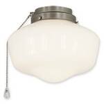 CasaFan 1 CH Schoolhouse Lamp voor plafondventilator Opaalglas (glanzend)