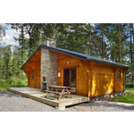 Vrijstaand chalet voor 8 personen midden in de bossen in de Ardennen.