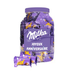 Milka Leo Go mini chocolade "Gelukkige Verjaardag!" - verjaardagscadea