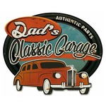 Hot Rod Garage Zwaar Metalen Bord XL