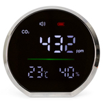 Ecoworks 3-in-1 CO2 Meter voor Binnen - Draadloos - Luchtkwaliteitsmeter - CO2 Melder - CO2 Monitor