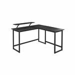 vidaXL Computerbureau 110x52x88,5 cm bewerkt hout wit