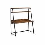 vidaXL Computerbureau 110x72x70 cm spaanplaat zwart en eikenkleurig
