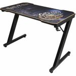 vidaXL Computerbureau 110x72x70 cm spaanplaat zwart