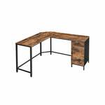 vidaXL Computerbureau 110x60x73 cm spaanplaat wit