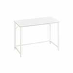 vidaXL Computerbureau 110x60x73 cm spaanplaat wit