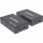 Renkforce Extender (verlenging) DVI Via netwerkkabel RJ45 70 m