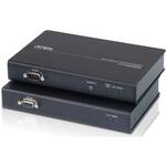 LINDY Lindy 42674 moltiplicatore di rete Ricevitore e trasmettitore di rete Nero (100M USB-extender USB-A 2.0 Via netwerkkabel RJ45 100 m