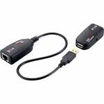 LINDY USB 2.0 Cat.6 Extender USB-extender USB-A 2.0 Via netwerkkabel RJ45 150 m
