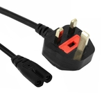2 prong stijl grote UK Notebook netsnoer kabel lengte: 1.2m