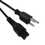 3 prong stijl U.S. Notebook netsnoer kabel lengte: 1.5m