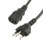 3 Prong Style Brazil AC Power Cord Length: 1.5m ( OD5.5 )