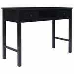 Bureau Stoer - computertafel - industrieel design - met opbergruimte - wit bruin