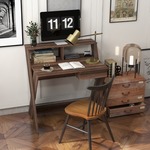 Hoekbureau - Computerbureau - Computertafel Bureau - Laptop Computer Hoek Meubel - Comuterneubel - Gamemeubel- Zwart