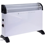 Nedis wifihtpl20fwt slimme convectorkachel met wi-fi thermostaat glazen frontpaneel 2000 w wit